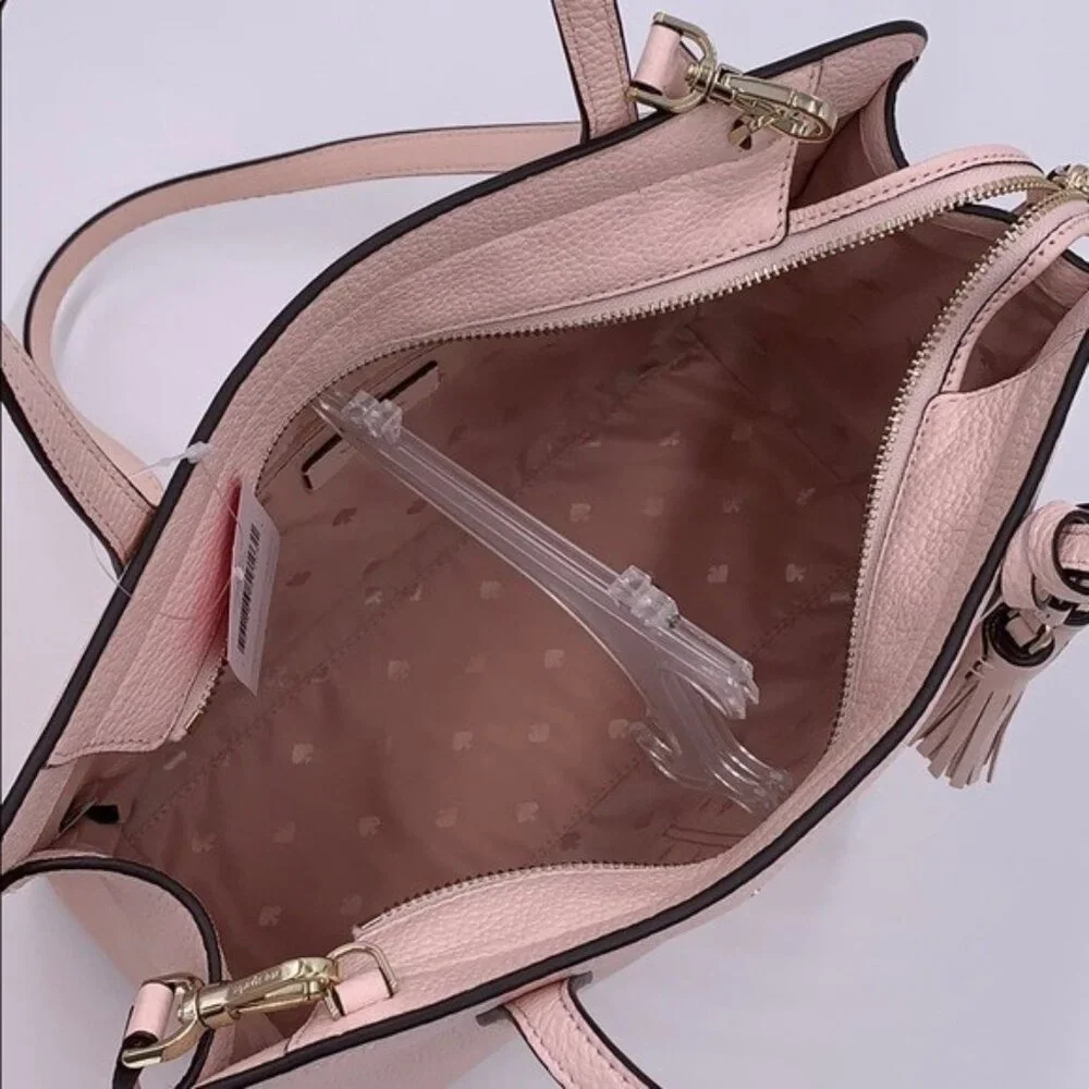 Euc Kate Spade Rowe Light Pink Leather Shoulder Bag Purse